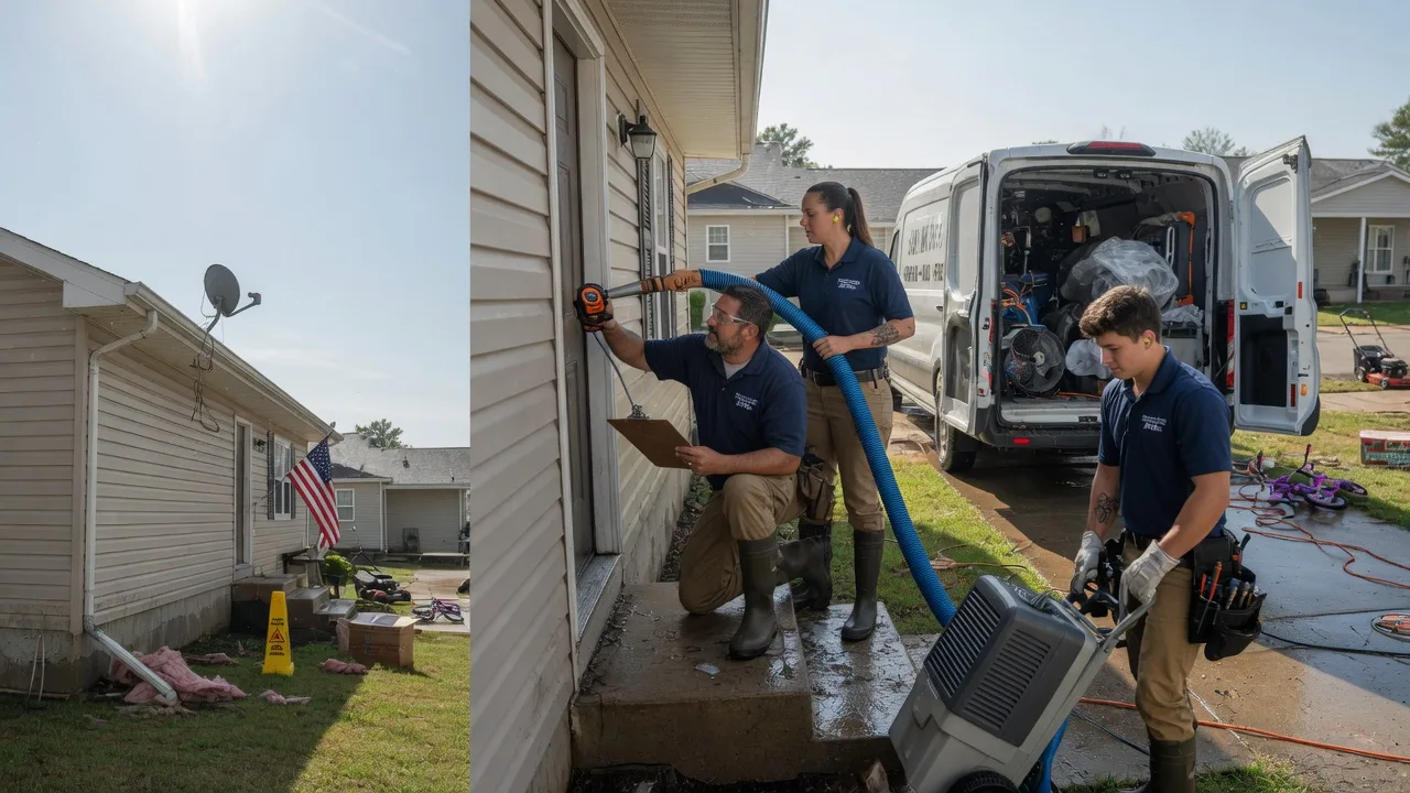 Ceiling Water Damage Restoration in Forestville, WI near me